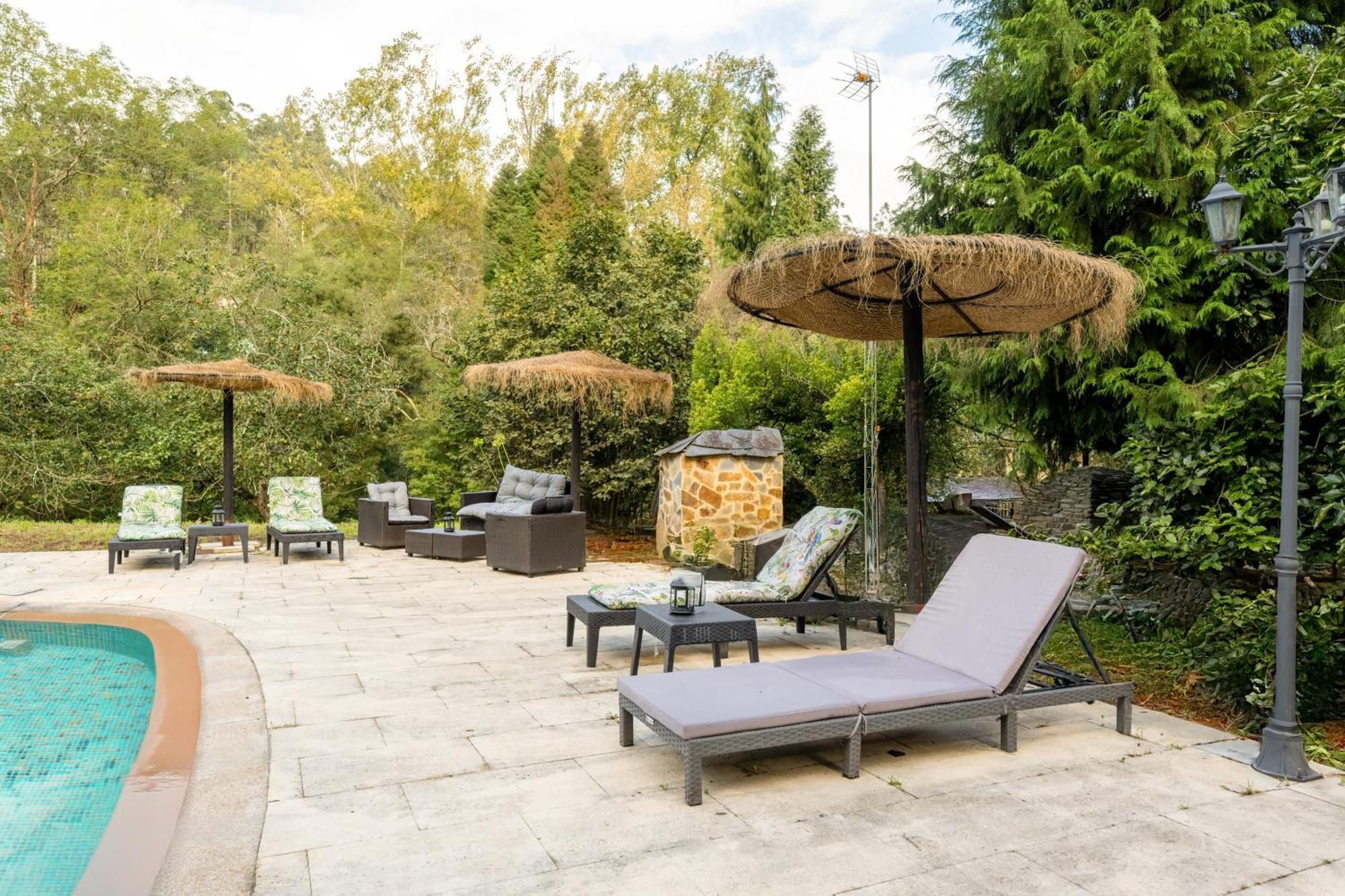 Villa En Asturias Con Cine, Piscina, Bbq, Juegos, 14 Pax Cobre Εξωτερικό φωτογραφία
